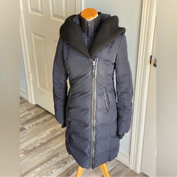 Mackage Brigid Knit Trim Duck Down Coat - Picture 7 of 15